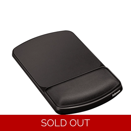 Fellowes Permium Gel WRIST SUPPORT WITH MOUSE PAD - Graphite